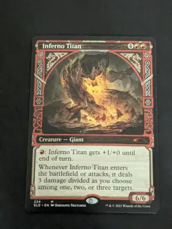 MTG 1x Inferno Titan # 224 Secret Lair Drop Magic the Gathering Card x1 NM - Image 1