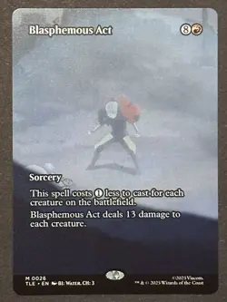 Blasphemous Act (Borderless) Avatar: The Last Airbender: Eternal-Legal Regular - Image 1