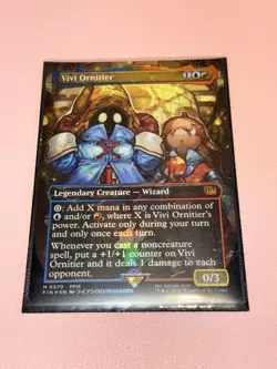 MTG Vivi Ornitier (Borderless) (Chocobo Track Foil) Final Fantasy Foil M 0570 - Image 2