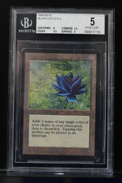 MTG - Beta Black Lotus - Graded BGS 5 (Reserved List) - Image 1