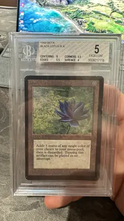 MTG - Beta Black Lotus - Graded BGS 5 (Reserved List) - Image 3