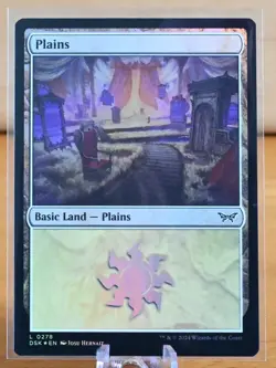 Magic: The Gathering: Plains - 0278 - Foil - Duskmourn - NM - Image 1