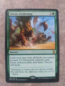 MTG Magic the Gathering - Sylvan Awakening - Dominaria - Image 1
