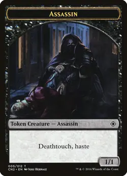 1x Assassin Token - LP - Conspiracy: Take the Crown - SPARROW MAGIC - Image 1