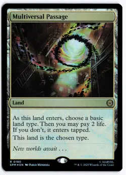 Multiversal Passage Foil Marvel's Spider-Man 180 NM - Image 1