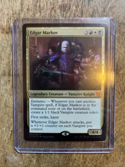 MTG Edgar Markov (Commander 2017) English, Normal Size, Foil - Image 1