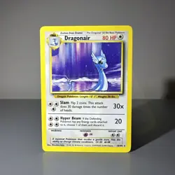 Pokemon Dragonair 18/102 Base Set English Vintage WOTC LP/NM - Image 1