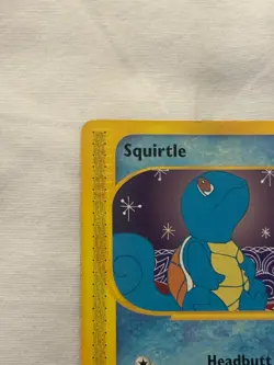 Pokemon TCG Squirtle 132/165 Expedition Base Set Regular HP/DMG - Image 3