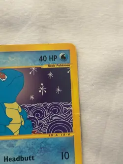 Pokemon TCG Squirtle 132/165 Expedition Base Set Regular HP/DMG - Image 4