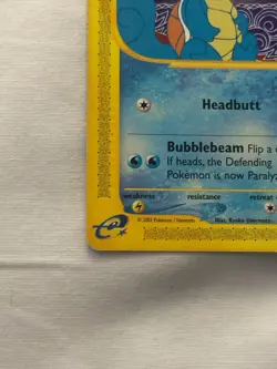 Pokemon TCG Squirtle 132/165 Expedition Base Set Regular HP/DMG - Image 5