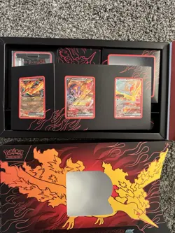 Pokemon Team Rocket Moltres Ex UPC - GameStop Excl Ultra Premium OPENED READ DES - Image 2