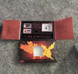 Pokemon Team Rocket Moltres Ex UPC - GameStop Excl Ultra Premium OPENED READ DES - Image 3