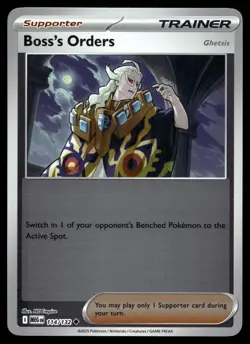 BOSS'S ORDERS 114/132 UNCOMMON MEGA EVOLUTION POKEMON - Image 1