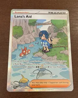 Lana's Aid Special Illustration Rare #219/167 Pokemon TCG Twilight Masquerade - Image 1