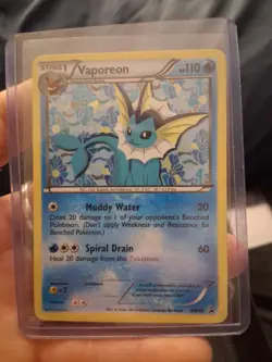 Vaporeon BW89 BW Black Star Promo - Pokemon Holo Foil Rare- Pokemon TCG - Image 1
