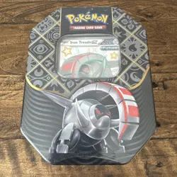 Pokemon Scarlet Violet Paldean Fates Tin Iron Treads EX New & Sealed - Image 1