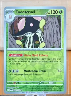 Pokemon TCG: Toedscruel - 017/182 - Reverse Holo - Paradox Rift - NM - Image 1