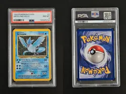 Articuno 2/62 Holo Rare Pokemon 1999 WOTC Fossil Set PSA 8 - Image 3
