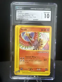 Ho-oh CGC 10 GEM MINT - 2002 Black Star Promo #52 Pokemon Center New York - Image 1