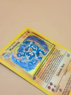 Pokemon Base set 1st edition theme deck machamp holo 8/102 MP vintage wotc - Image 3
