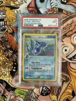 2006 Pokemon EX Holon Phantoms Latios #22/110 Reverse Holo Delta Species PSA 9 - Image 1