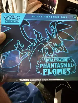 Pokemon Evolutions Mega Evolutions Phantasmal Flames ETB Sealed/In Hand - Image 1