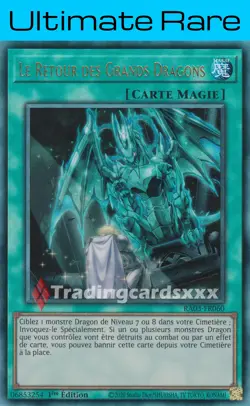 Yu-Gi-Oh! Le Retour des Grands Dragons : UL RA03-FR060 - Image 1