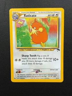 Raticate 6/18 NM Southern Islands Pokemon Card TCG English - Image 1