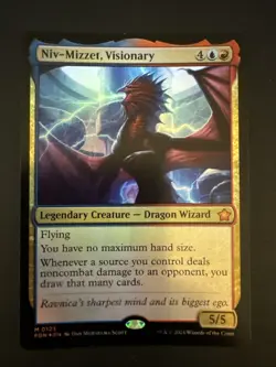 Niv-Mizzet, Visionary Foundations Foil Card #123 - Image 1