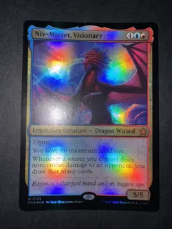 Niv-Mizzet, Visionary Foundations Foil Card #123 - Image 2