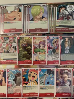 One Piece Romance Dawn (English) - Red Play Set (R, UC, C only). 100 Cards Total - Image 3
