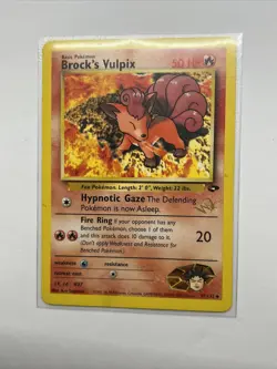 Brock's Vulpix W Stamped Promo WoTC Pokemon Card - Image 4