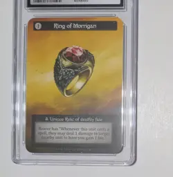 Sorcery Contested Realm: Arthurian Legends Ring of Morrigan Nonfoil CGC Gem 10 - Image 2