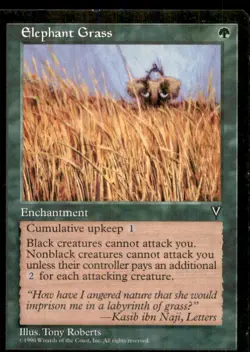 MTG Elephant Grass LP Light Play Visions [4446] - Image 1