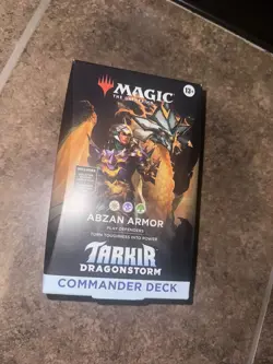 MTG Tarkir: Dragonstorm Commander Deck - Abzan Armor Brand New Sealed - Image 1