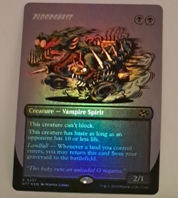 Bloodghast Borderless FOIL NM/M MTG Aetherdrift Magic the Gathering - Image 1