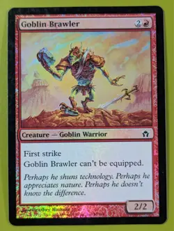 FOIL Goblin Brawler x1 Fifth Dawn 1x Magic the Gathering MTG - Image 1