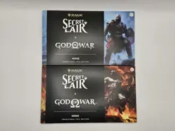 ??? MTG Secret Lair x God Of War GREEK & NORSE FOIL Set - Playstation - Image 1