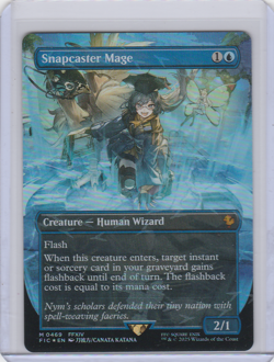 Snapcaster Mage (Borderless) (Chocobo Track Foil) Commander: Final Fantasy Foil - Image 1