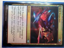 1x Slick Sequence - Foil NM Eng MTG - Outlaws Thunder Junction - Image 1