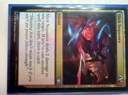 1x Slick Sequence - Foil NM Eng MTG - Outlaws Thunder Junction - Image 2