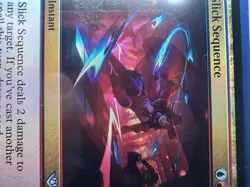1x Slick Sequence - Foil NM Eng MTG - Outlaws Thunder Junction - Image 4