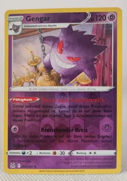 Gengar 066/196 Reverse Holo Pokemon Verlorener Ursprung LOR 2022 GD Deutsch - Image 1