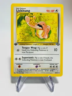 LICKITUNG 1999 Pokemon Jungle Set 1st EDITION Uncommon POKEMON 38/64 - Image 1