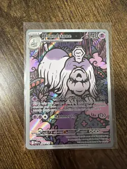 Pokemon TCG Houndstone 145/132 Me01: Mega Evolution Holo Nintendo 2025 NM - Image 1