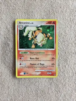 Arcanine 1/111 Holo Rising Rivals Pokemon Tcg [LP/P] - Image 2