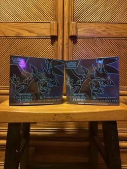 2 Phantasmal Flames Pokemon Center Exclusive Elite Trainer Box ETB Sealed - Image 1
