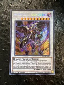 Yu-Gi-Oh! TCG Hot Red Dragon Archfiend Bane High-Speed Riders HSRD-EN042 1st... - Image 1