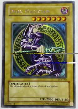 Yu-Gi-Oh! DARK MAGICIAN - DDS-002 - Video Game Secret Prismatic Rare - NM NP - Image 1