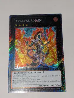 Lavalval Chain 1st Edition Platinum Secret Rare RA04-EN162 - Yu-Gi-Oh! - Image 1